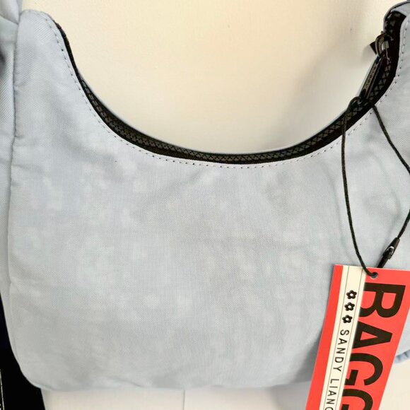 Baggu X Sandy Liang Mini Bow Bag in Powder Blue - Picture 5 of 7